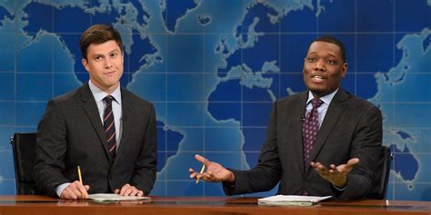 08-Aug-2018 ... SNL Weekend Update hosts Colin Jost and Michael Che take a lie detector test. Is Colin only funny because deep down he's miserable?